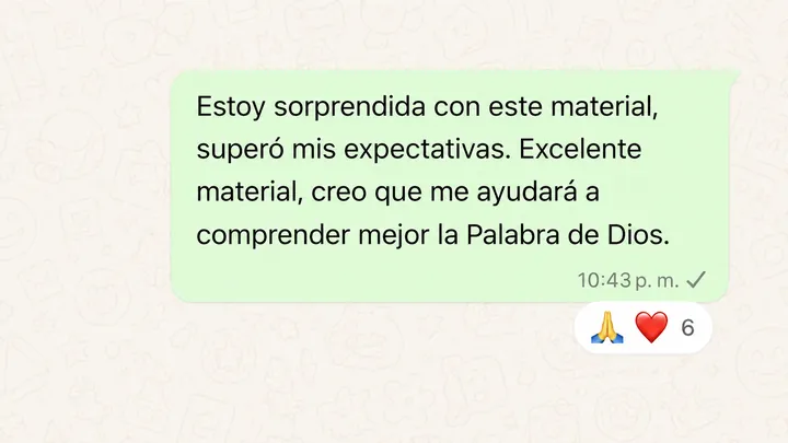 Testimonio WhatsApp 3